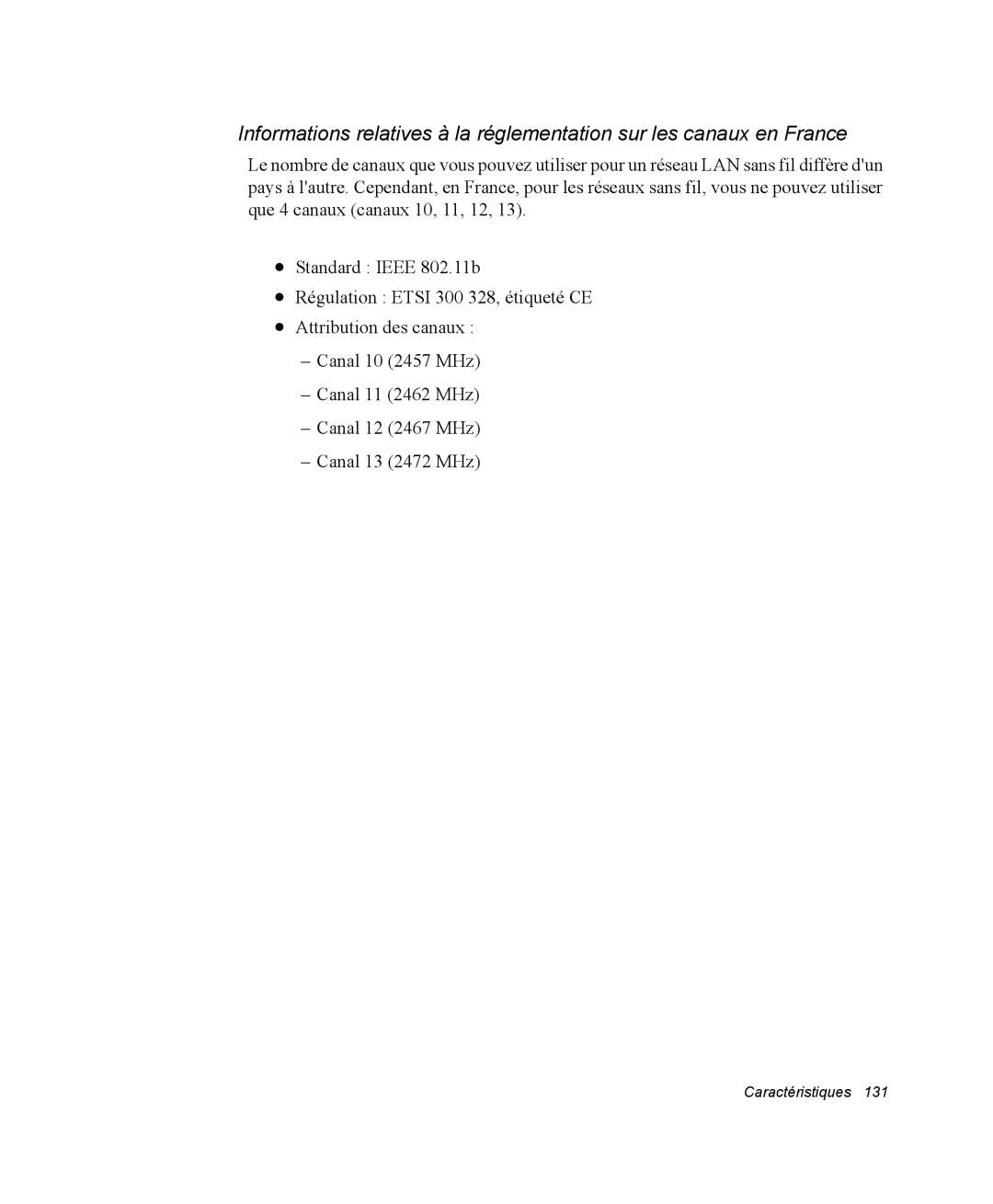 Samsung NP35TP0EV6/SEF, NP35TP0DUJ/SEF, NP35RP05S4/SEF, NP35PRT001/SEF, NP35PRT000/SEF manual Caractéristiques 