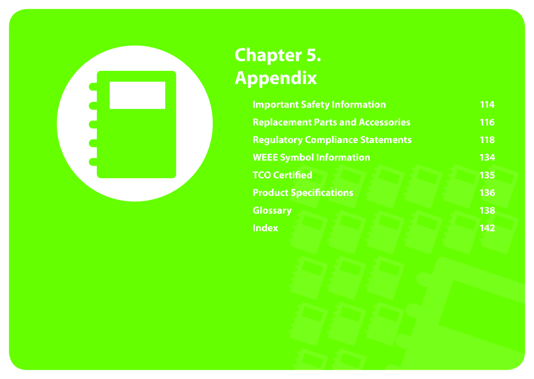 Samsung NP600B4CA01US appendix Chapter Appendix 