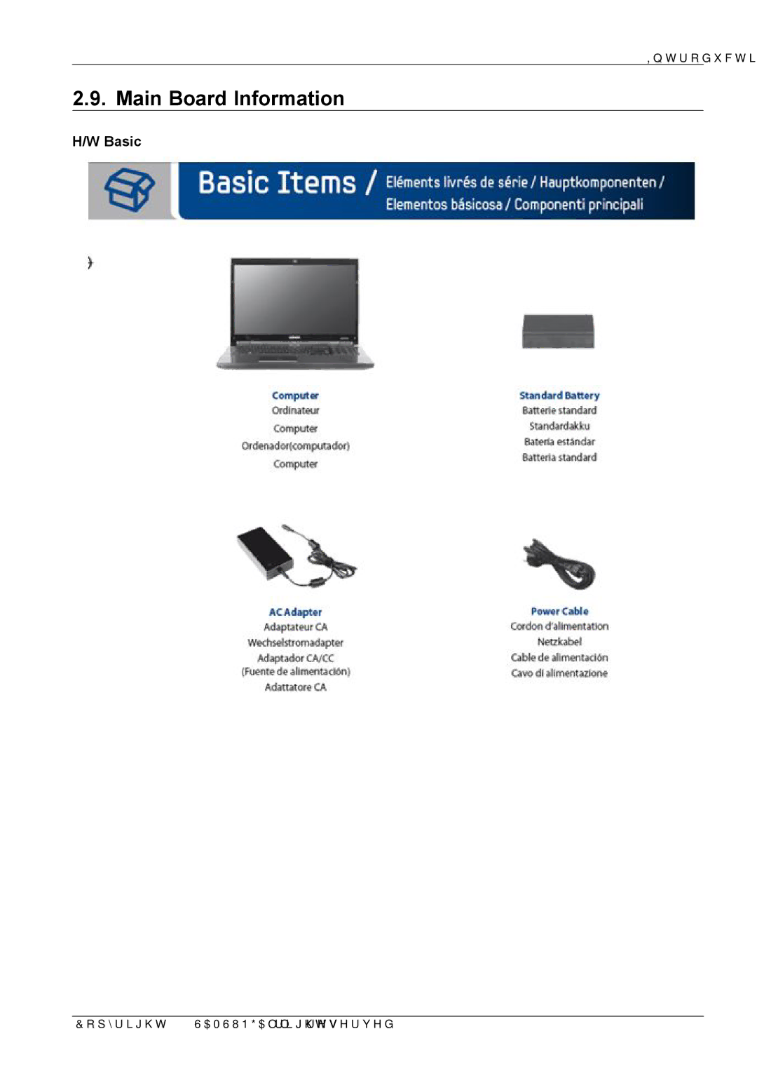 Samsung NP700G7C-T01US, NP700G7CS02US service manual Main Board Information, Basic 