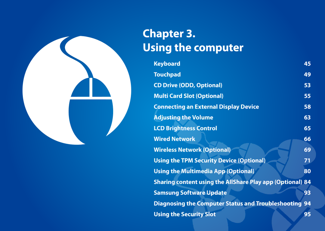 Samsung NP700Z5C-S04US, NP700Z5C-S02US, NP700Z7C-S03US manual Chapter Using the computer 