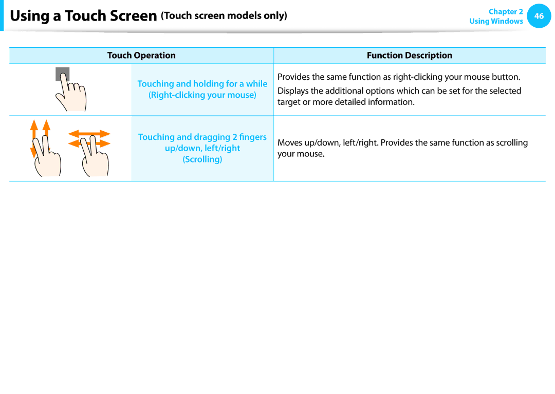 Samsung NP905S3GK02US, NP915S3GK02US user manual Target or more detailed information, Your mouse 