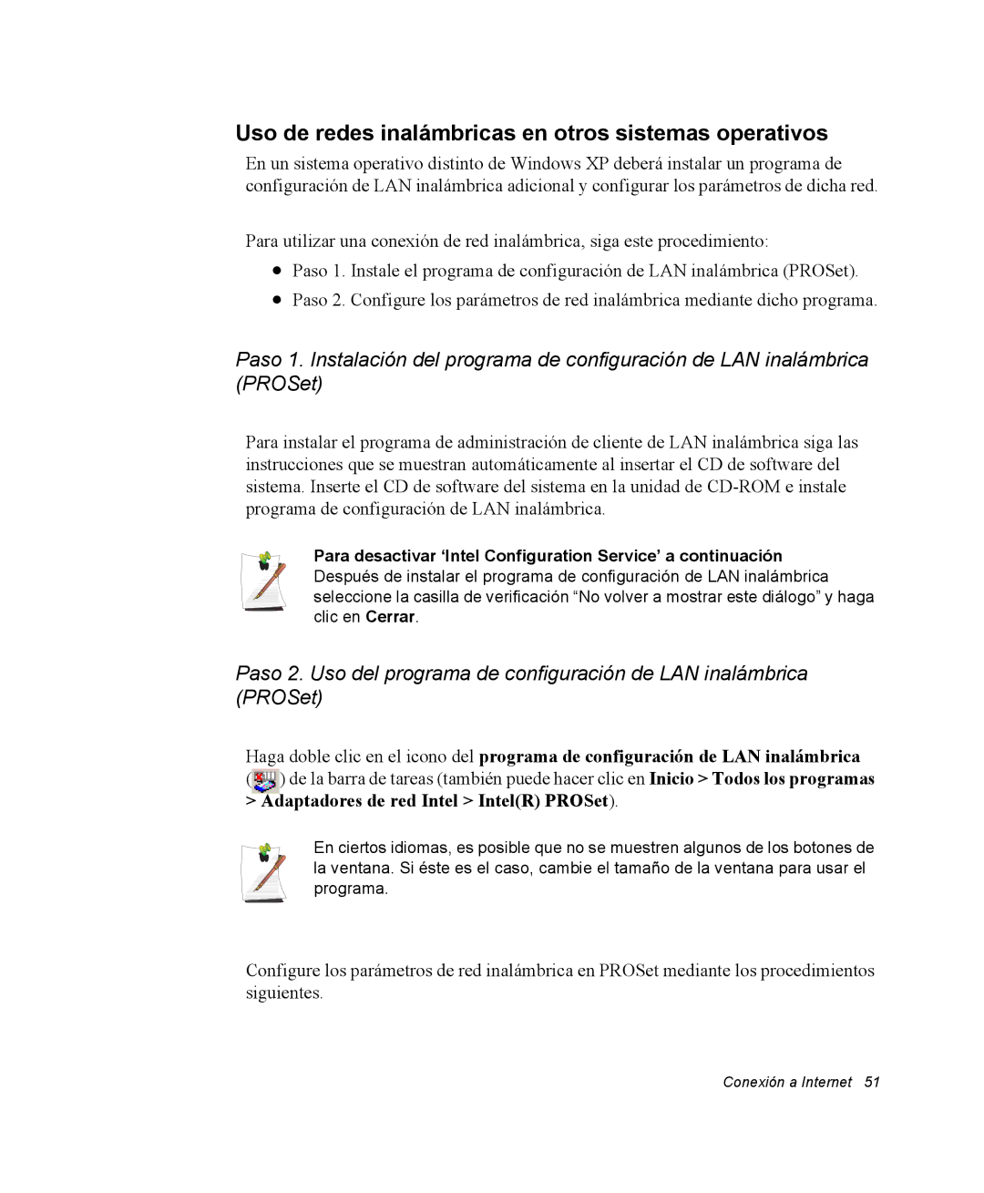 Samsung NQ20RH3LY2/SES, NQ20RH3LMJ/SES, NQ20RH238H/SES manual Uso de redes inalámbricas en otros sistemas operativos 