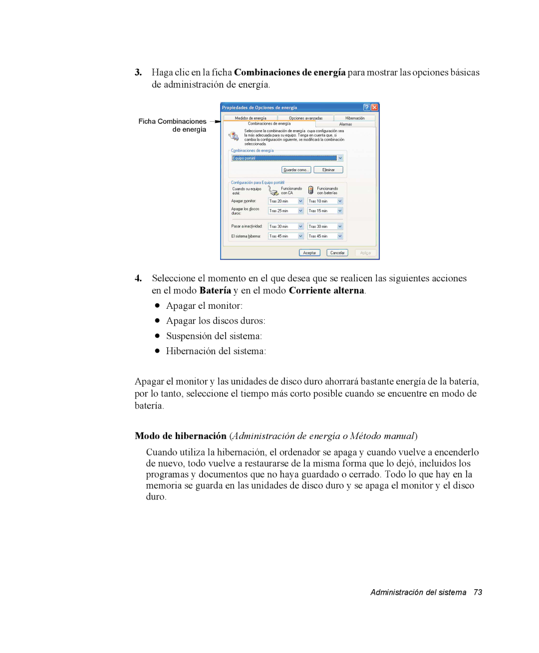 Samsung NQ20RH238H/SES, NQ20RH3LMJ/SES, NQ20RP3PHG/SES, NQ20RP31Y8/SES, NQ20RH3LY2/SES manual Administración del sistema 