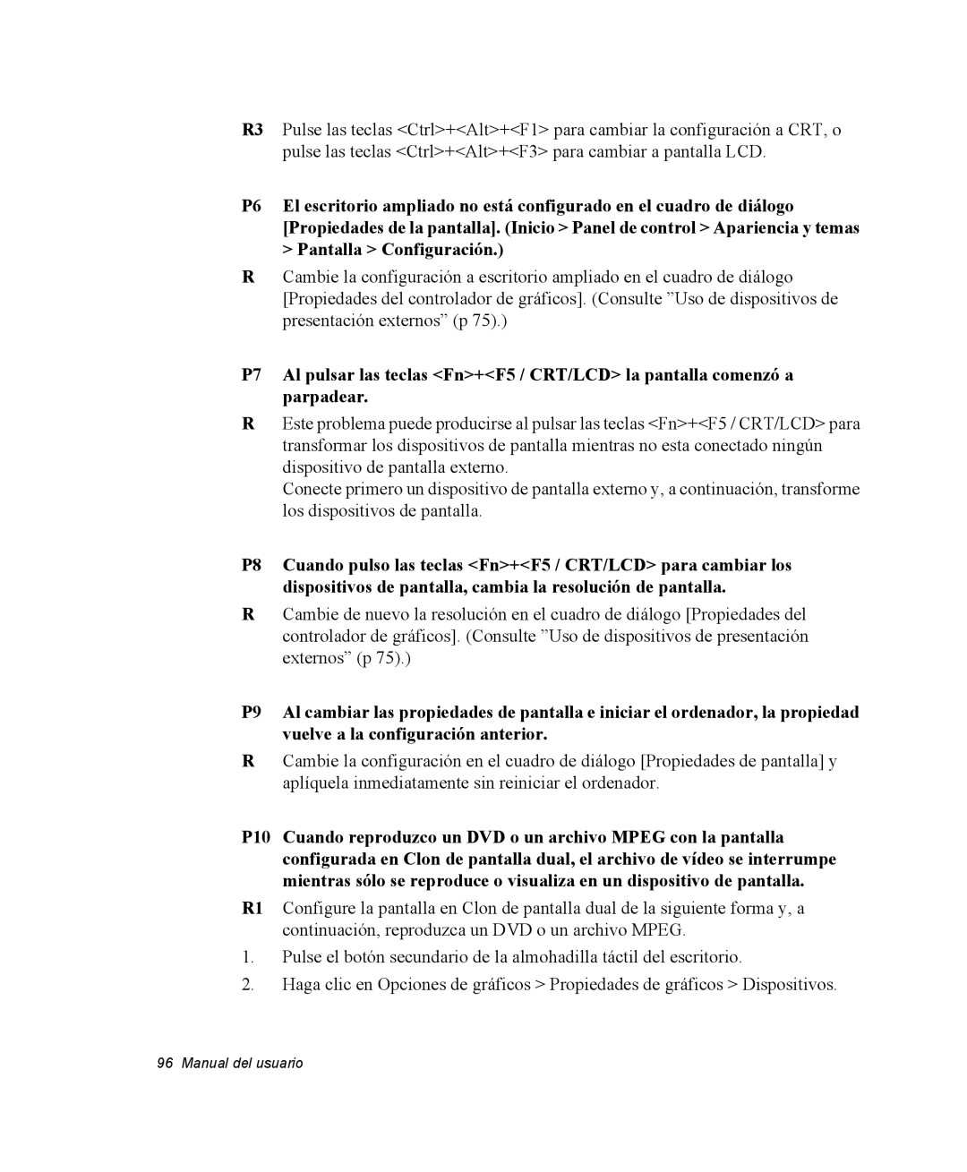 Samsung NQ25PRT002/SES, NQ25PRC004/SES, NQ25PRC003/SES, NQ25PRT001/SES, NQ25TP06KV/SES, NQ25PRT000/SES manual Manual del usuario 