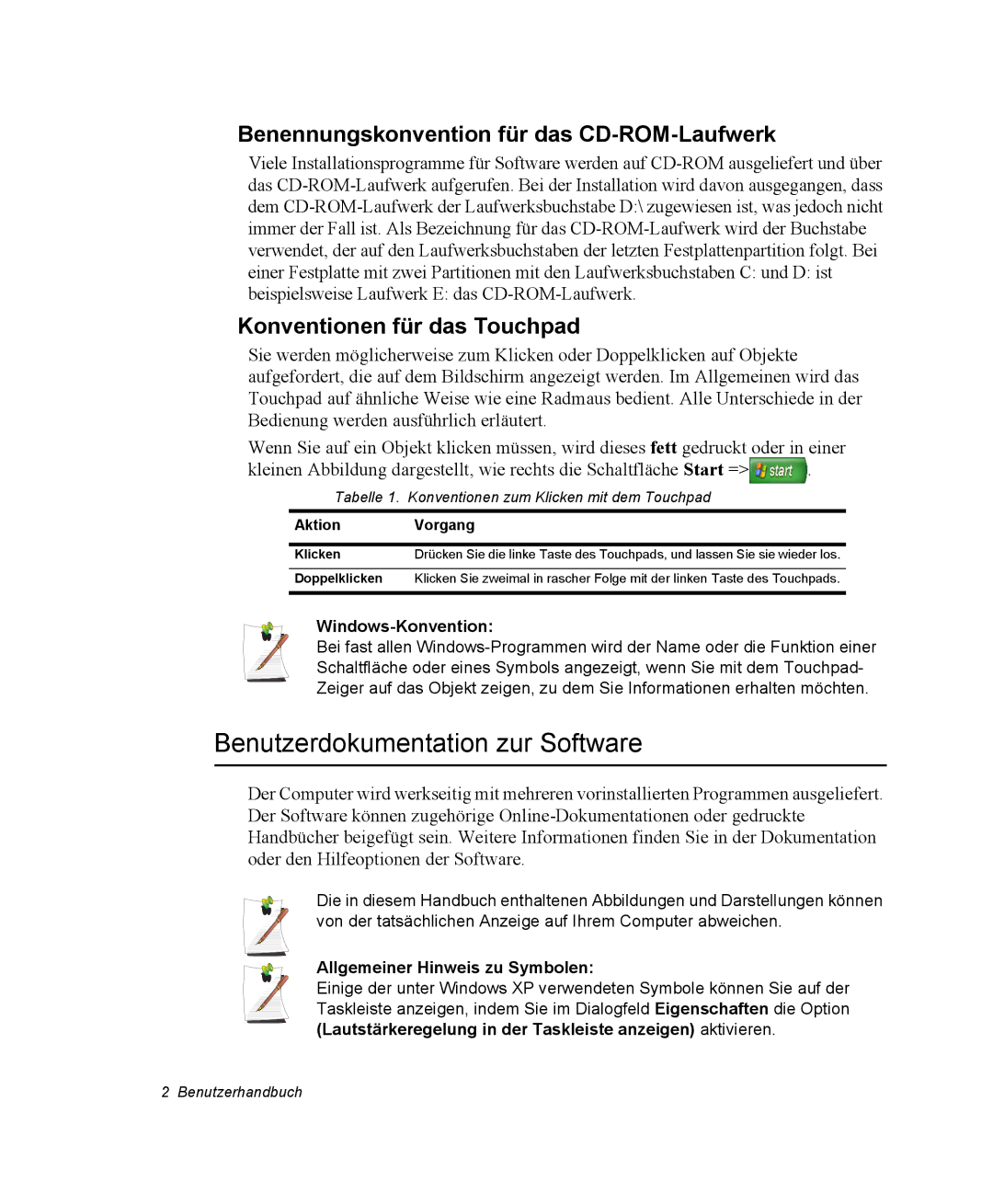 Samsung NQ25TP06R5/SEG, NQ25PRT001/SEG Benutzerdokumentation zur Software, Benennungskonvention für das CD-ROM-Laufwerk 