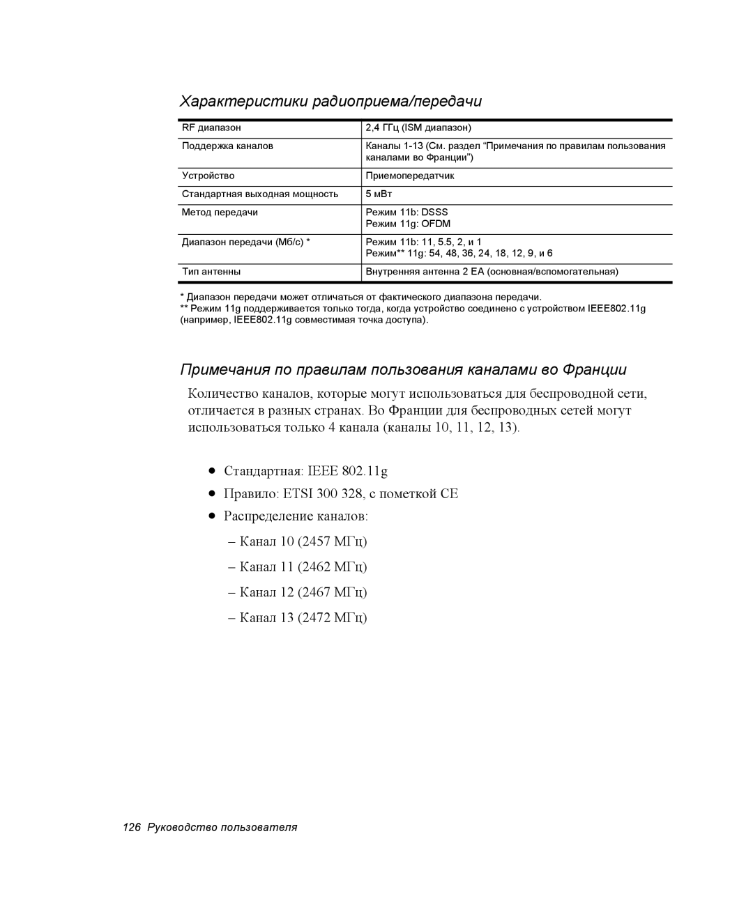 Samsung NQ25RH032V/SER, NQ25TH063F/SER manual 126 Руководство пользователя 