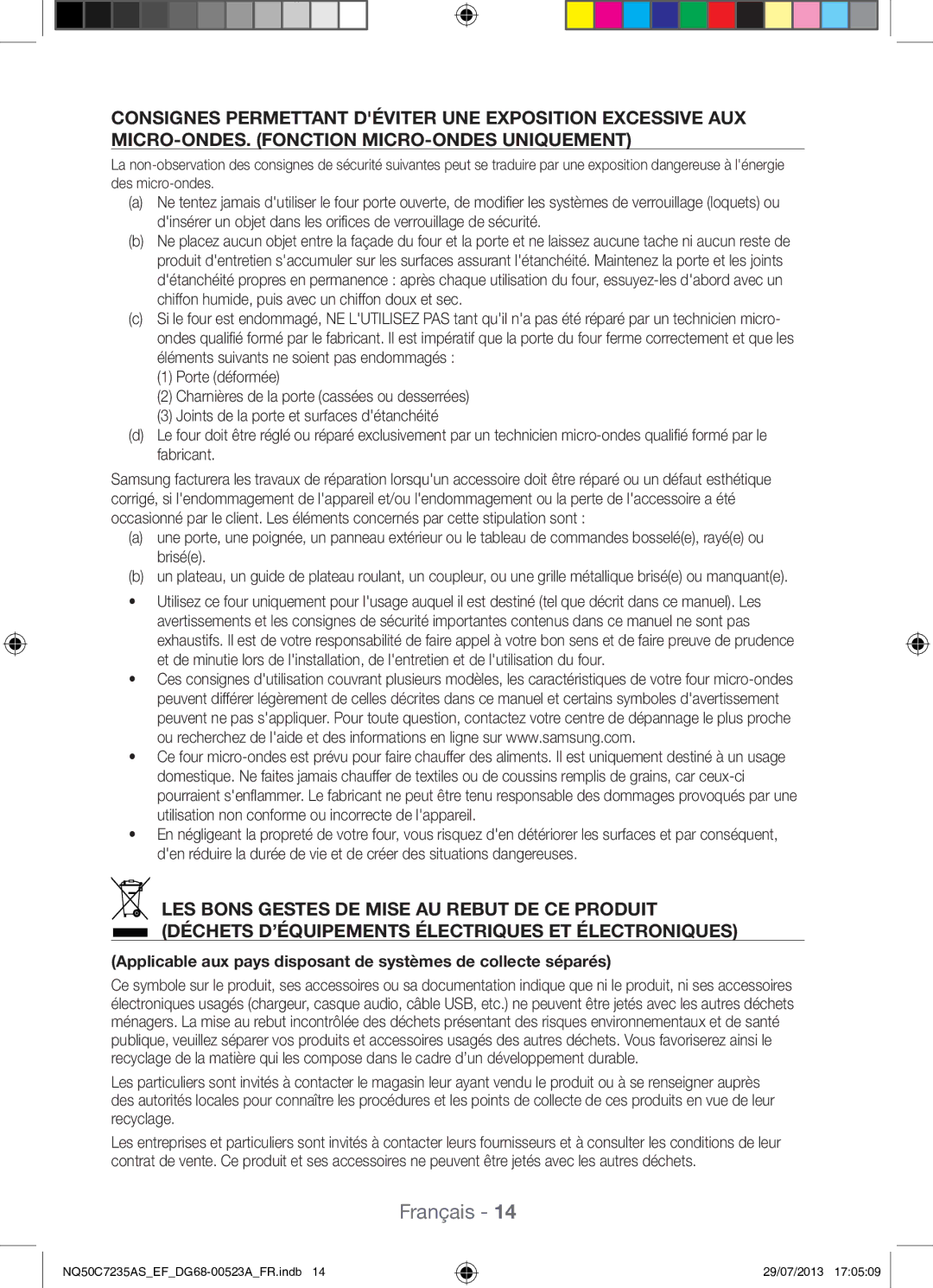 Samsung NQ50C7235AS/EF manual Français 