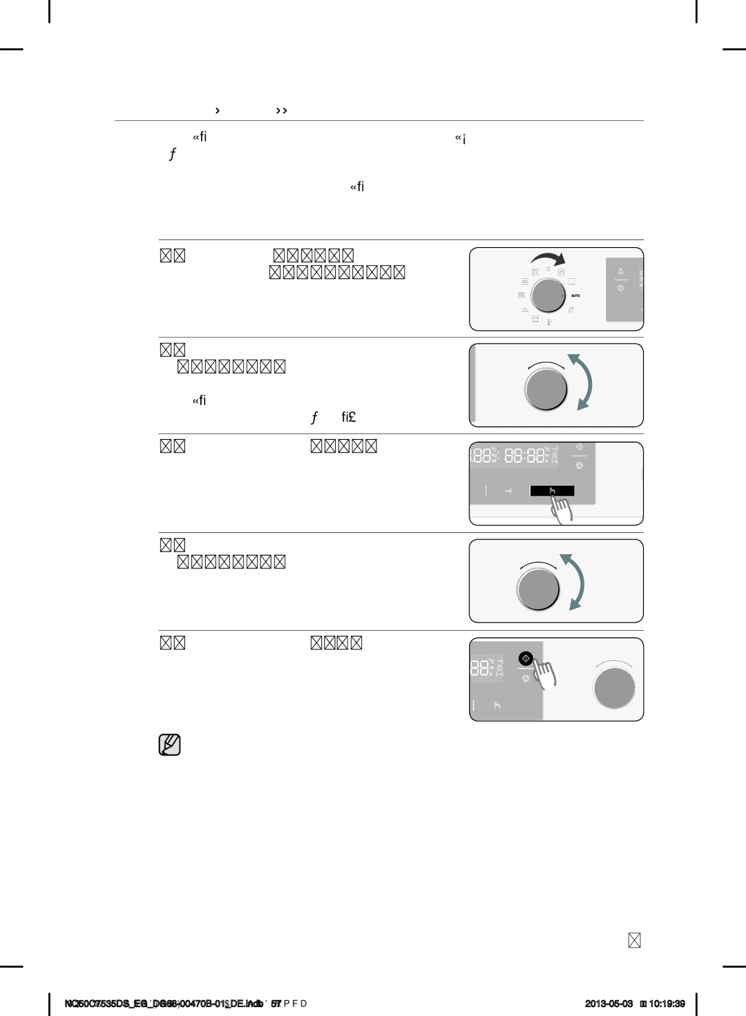 Samsung NQ50C7535DS/EG manual Verwenden DER Automatikprogramme, Einstellen eines Automatikprogramms 