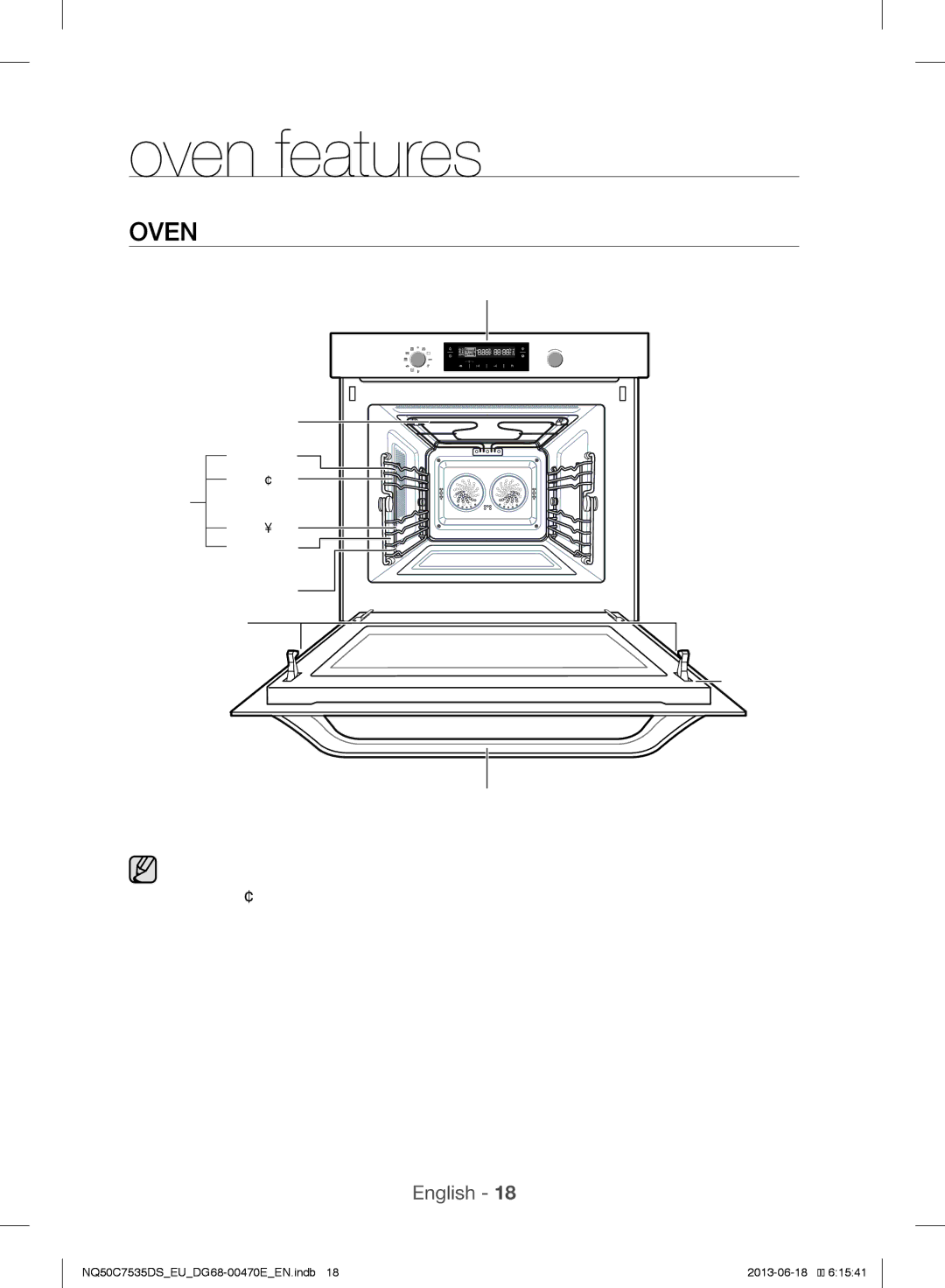 Samsung NQ50C7535DS/EU manual Oven features 