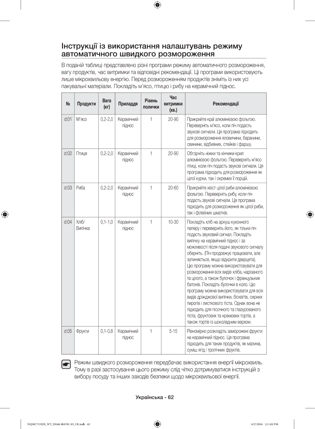 Samsung NQ50C7535DS/WT manual Вага 