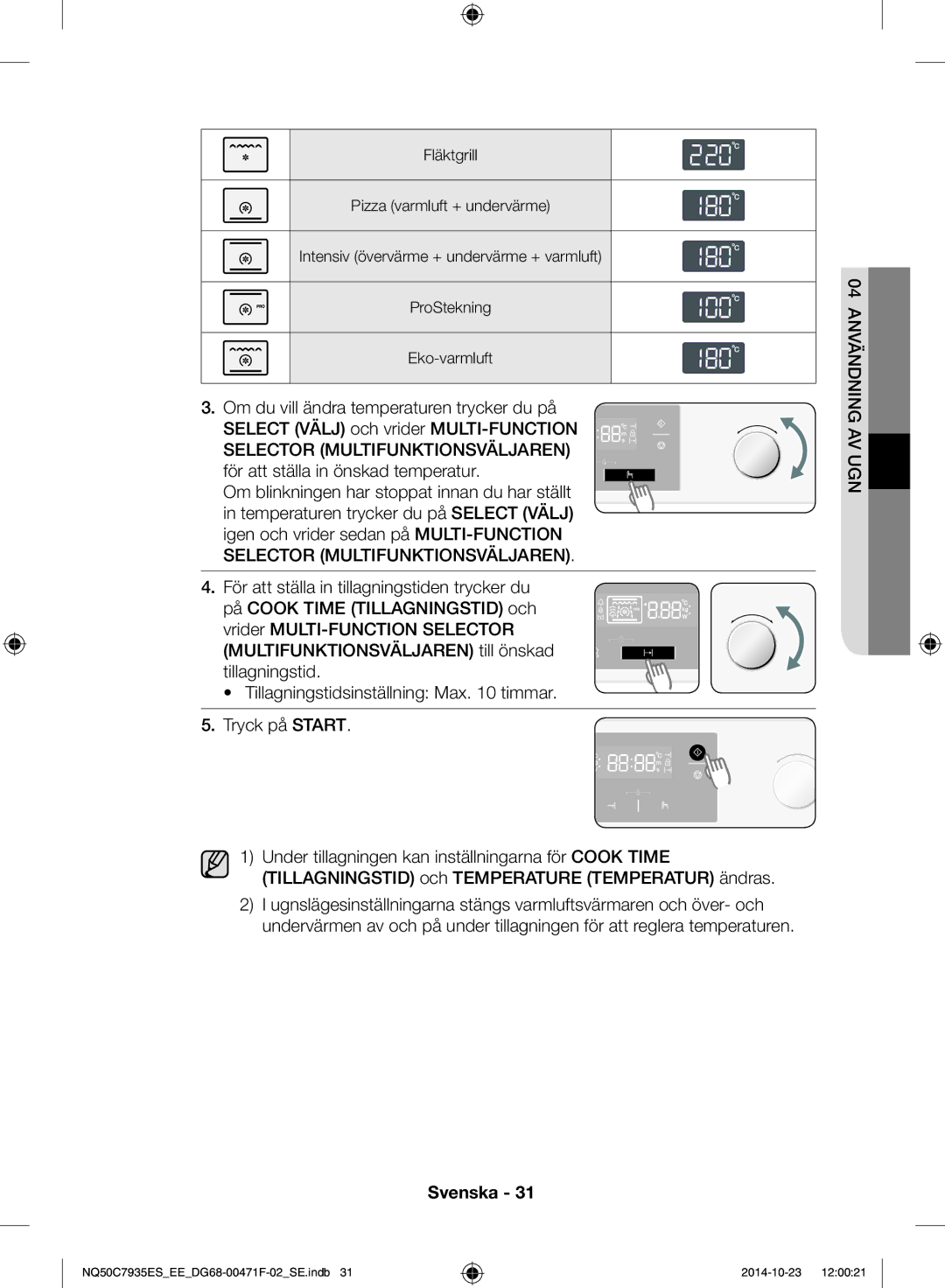 Samsung NQ50C7935ES/EE manual Svenska 