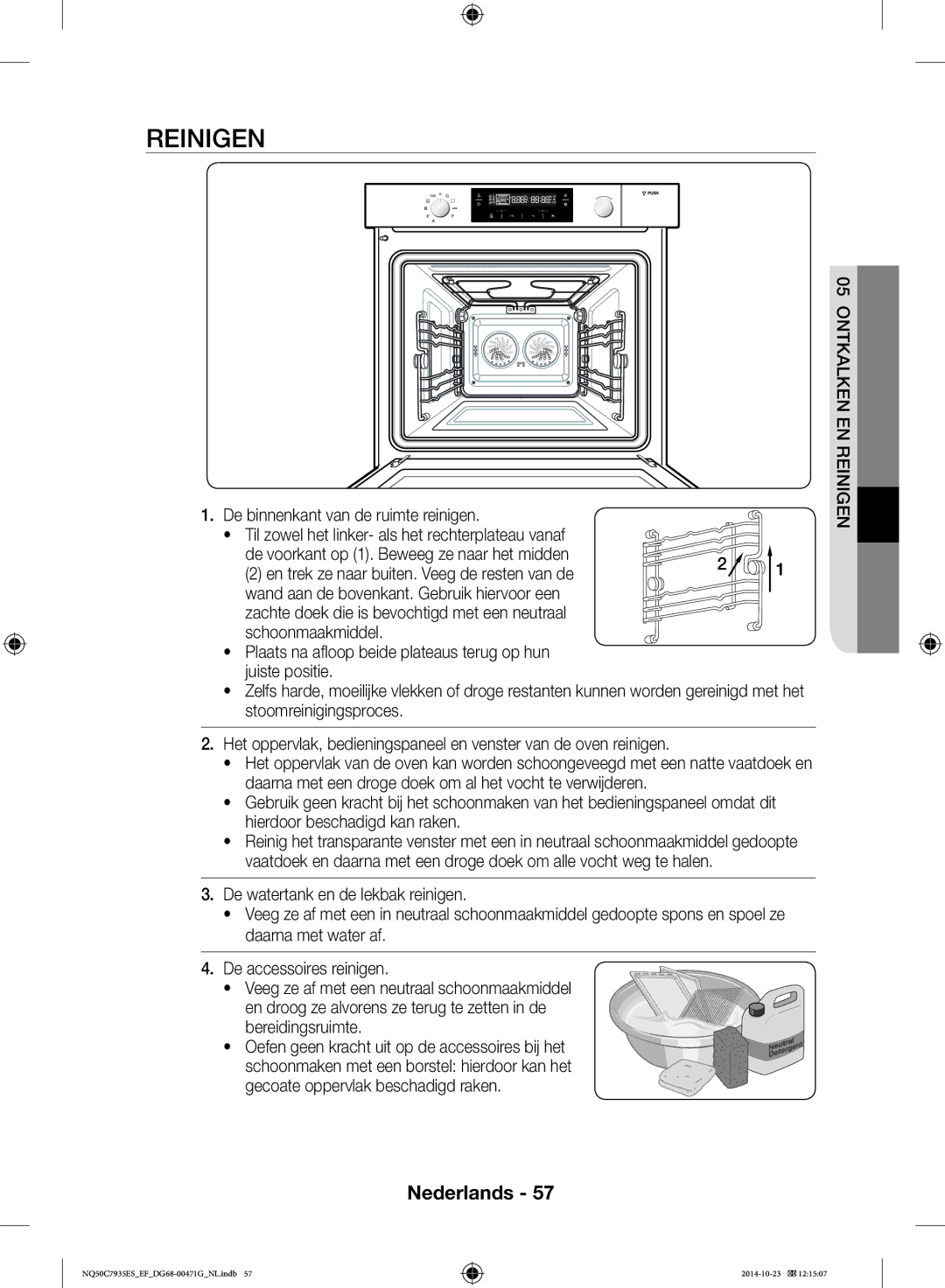 Samsung NQ50C7935ES/EF manual Reinigen 