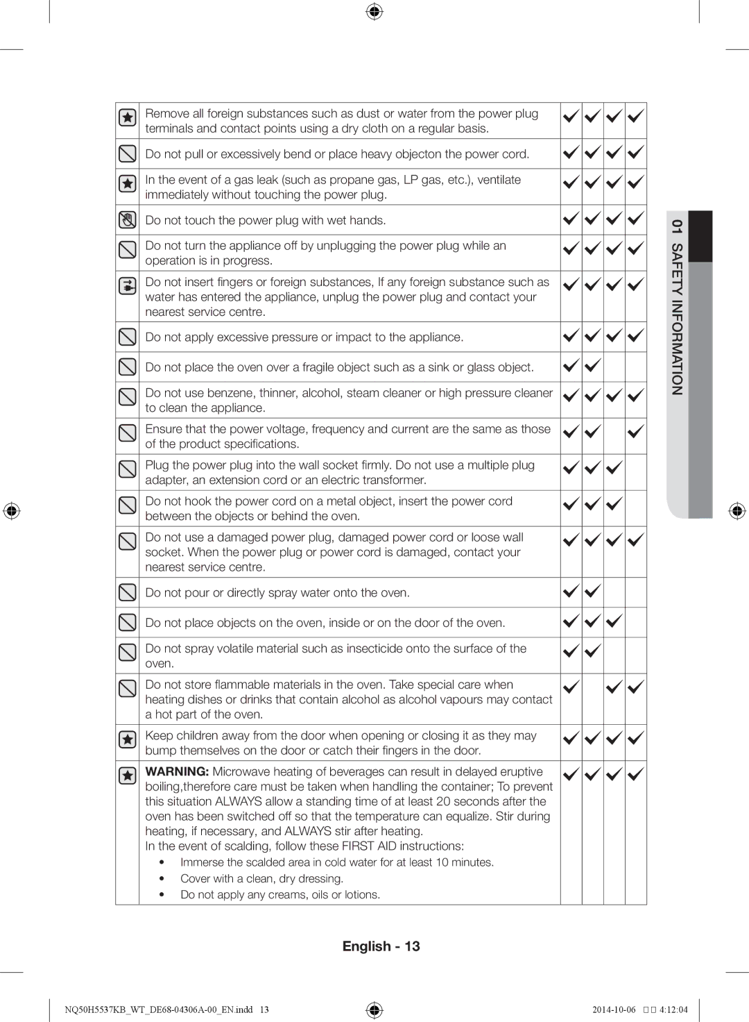 Samsung NQ50H5537KB/WT manual English 