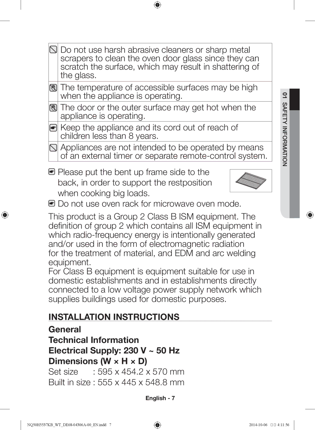 Samsung NQ50H5537KB/WT manual English 