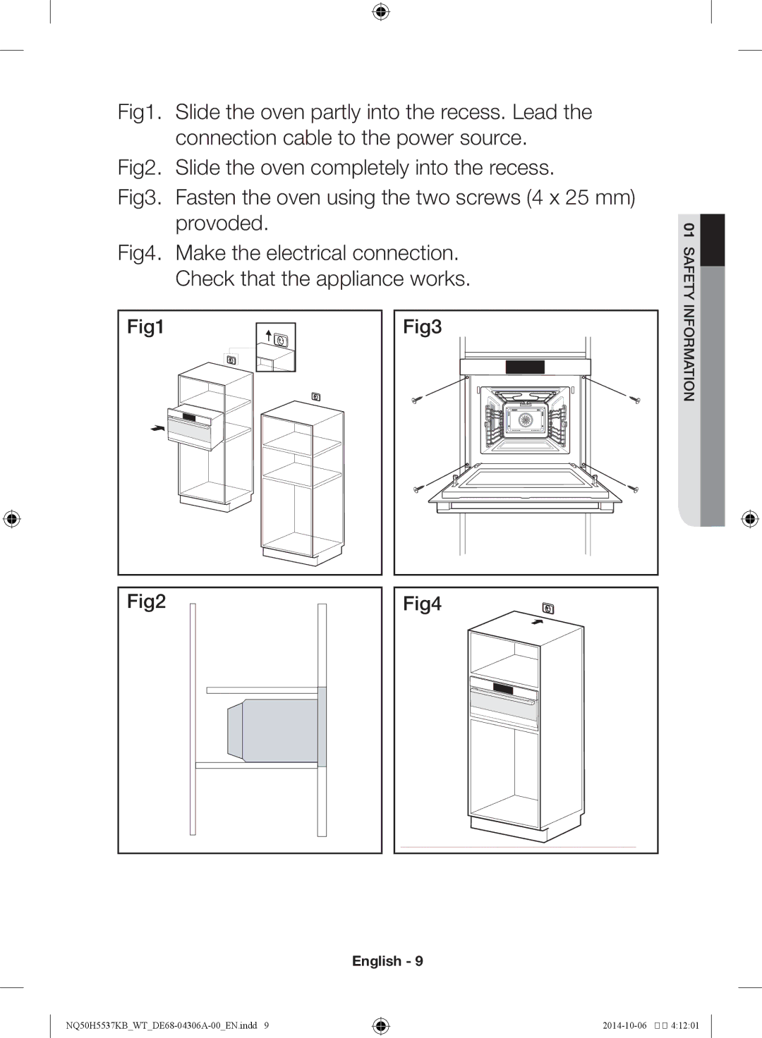 Samsung NQ50H5537KB/WT manual Fig1 Fig3 Fig2 Fig4 