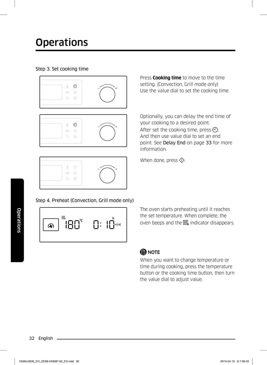 Samsung NQ50J3530BS/EO manual Operations 