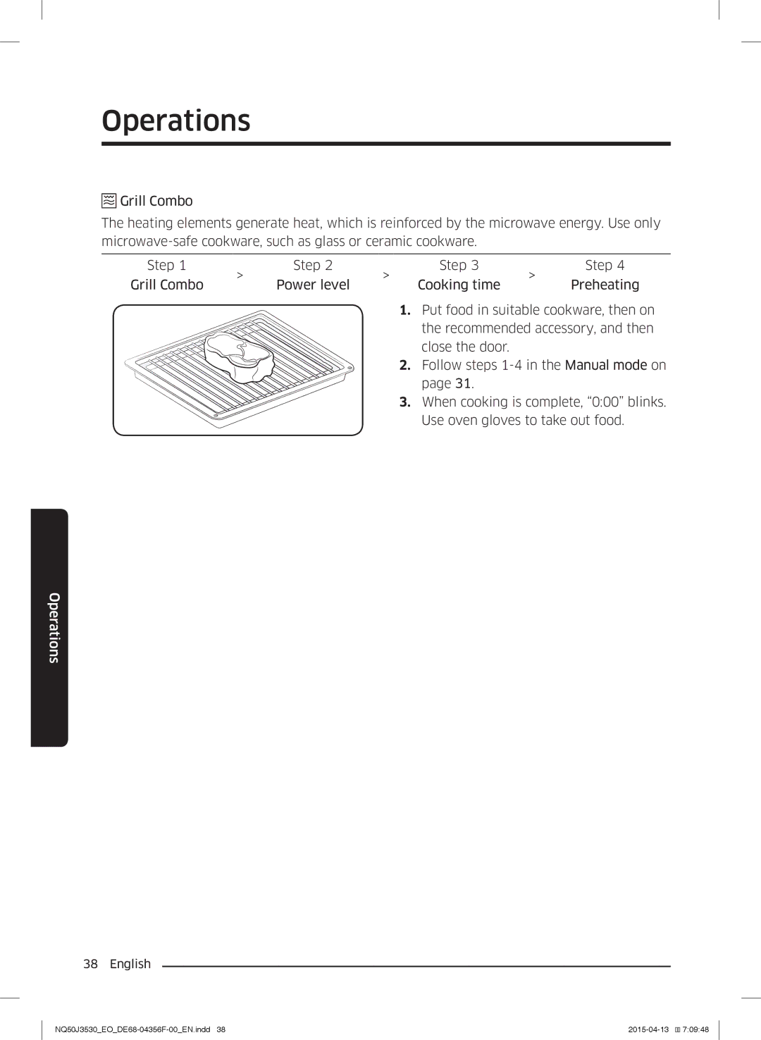 Samsung NQ50J3530BS/EO manual Operations 