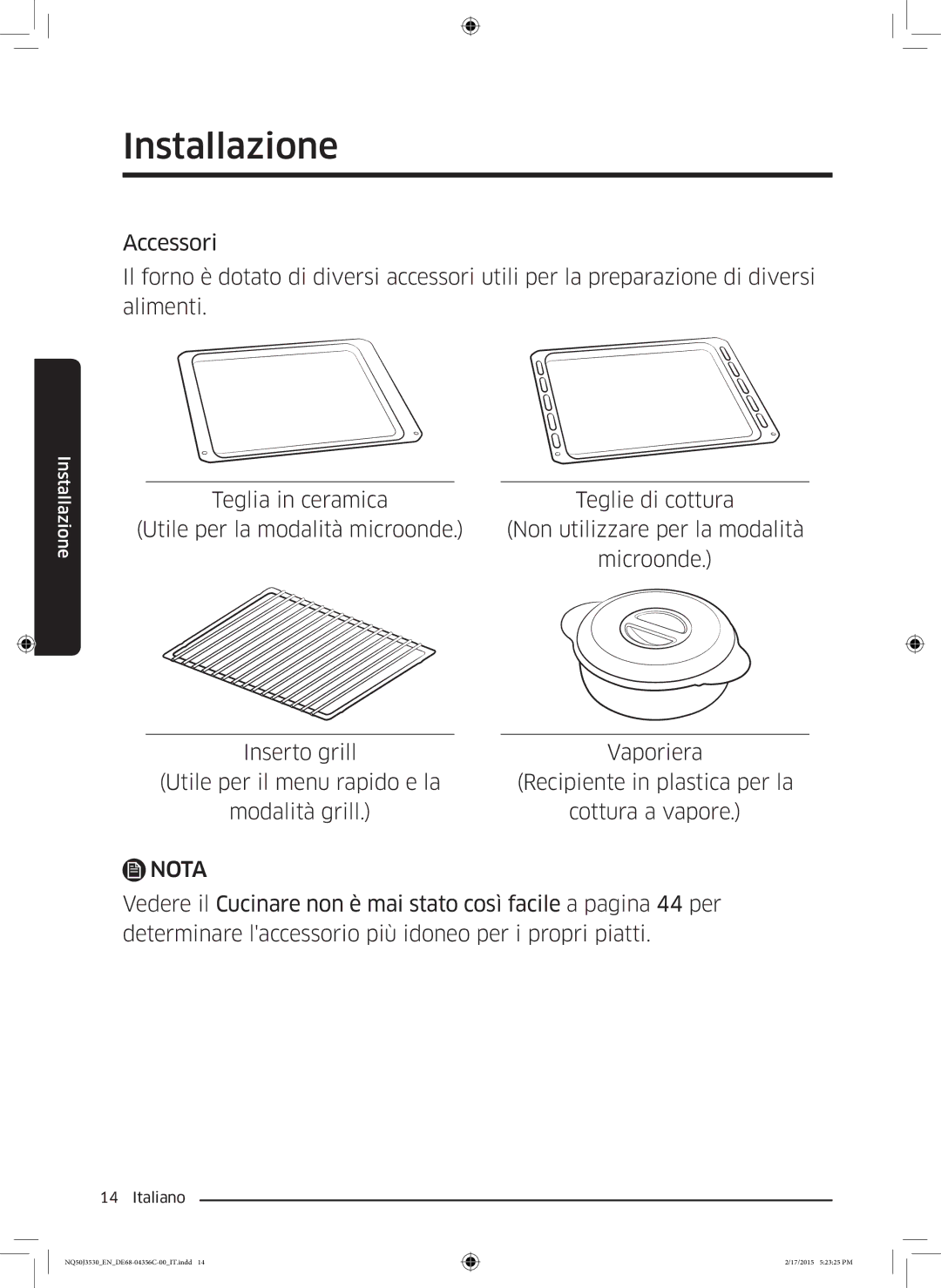 Samsung NQ50J3530BS/ET manual Nota 