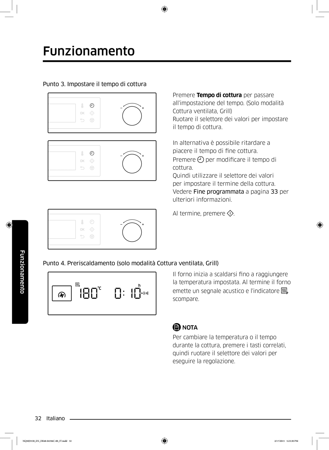 Samsung NQ50J3530BS/ET manual NQ50J3530ENDE68-04356C-00IT.indd 17/2015 52330 PM 