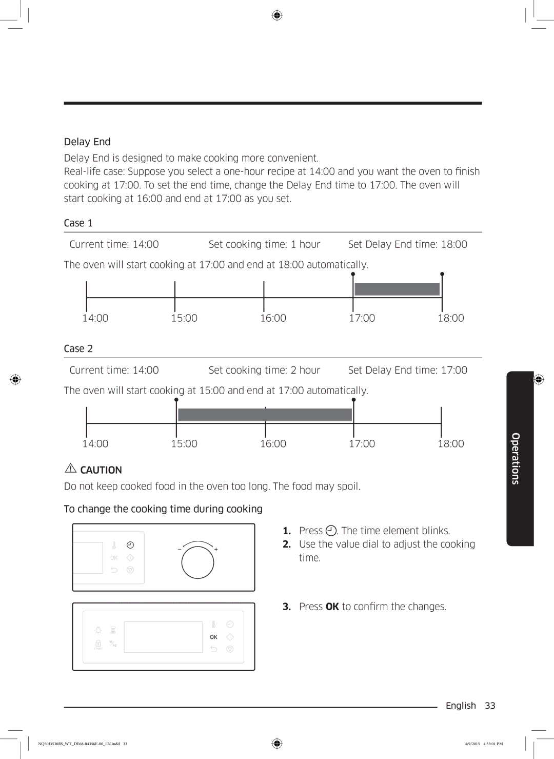 Samsung NQ50J3530BS/WT manual Operations 