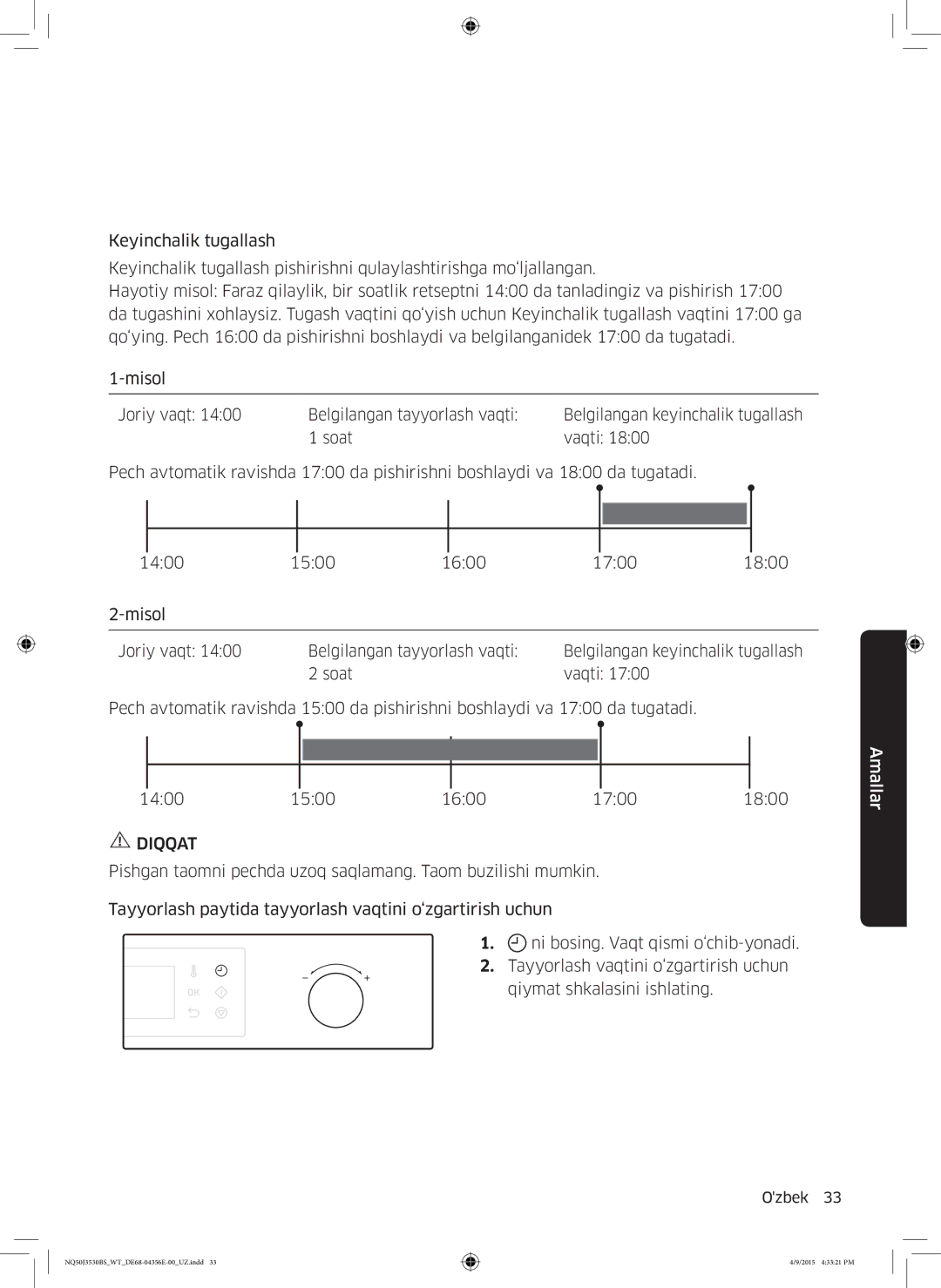 Samsung NQ50J3530BS/WT manual Diqqat 