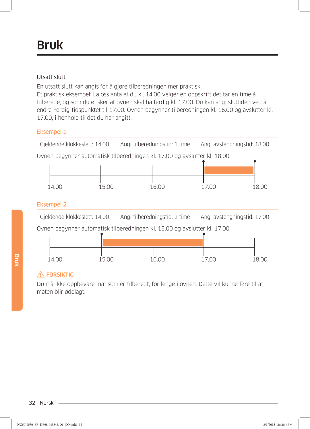 Samsung NQ50J9530BS/EE manual Eksempel 