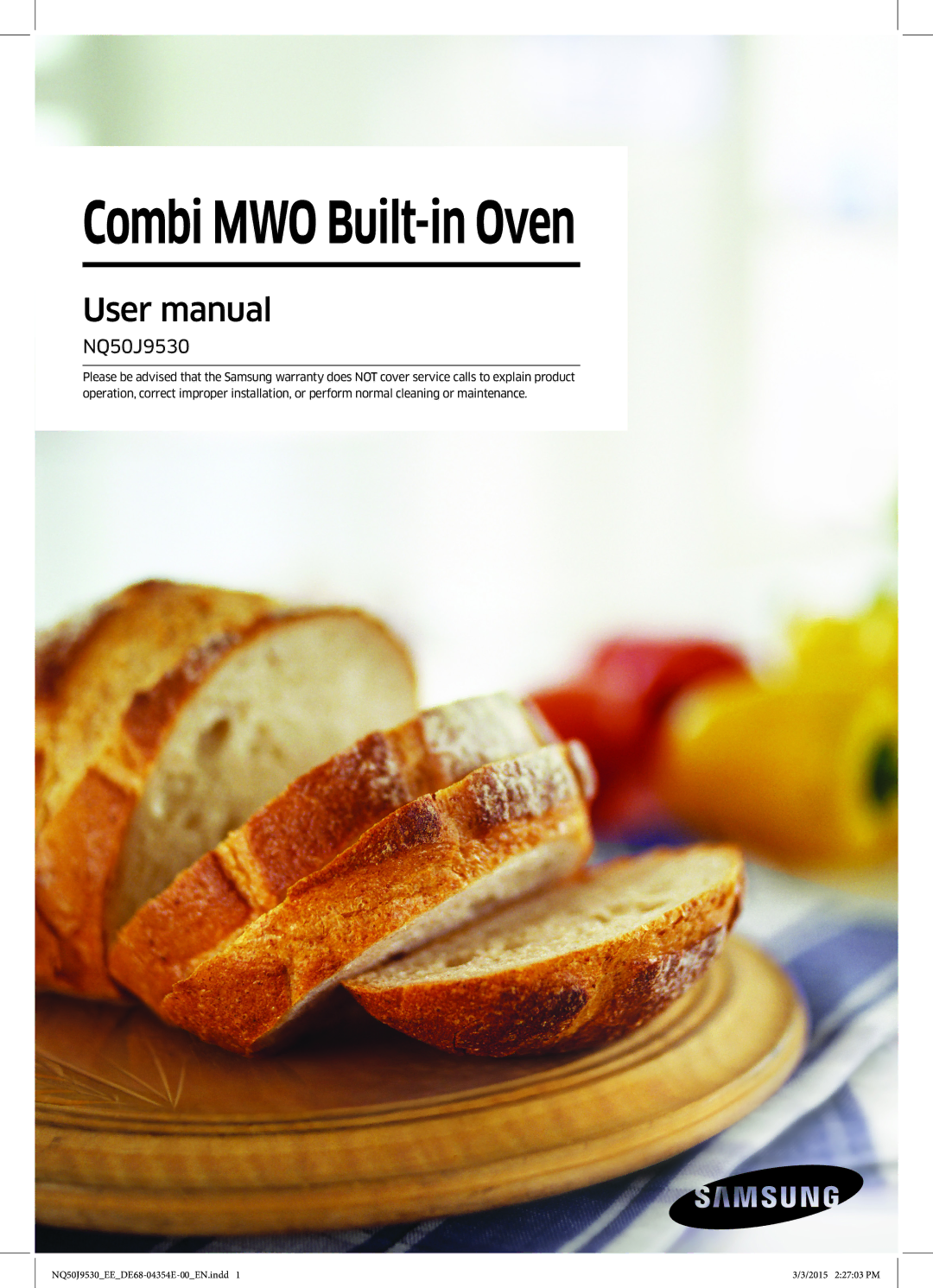 Samsung NQ50J9530BS/EE manual Combi MWO Built-in Oven 