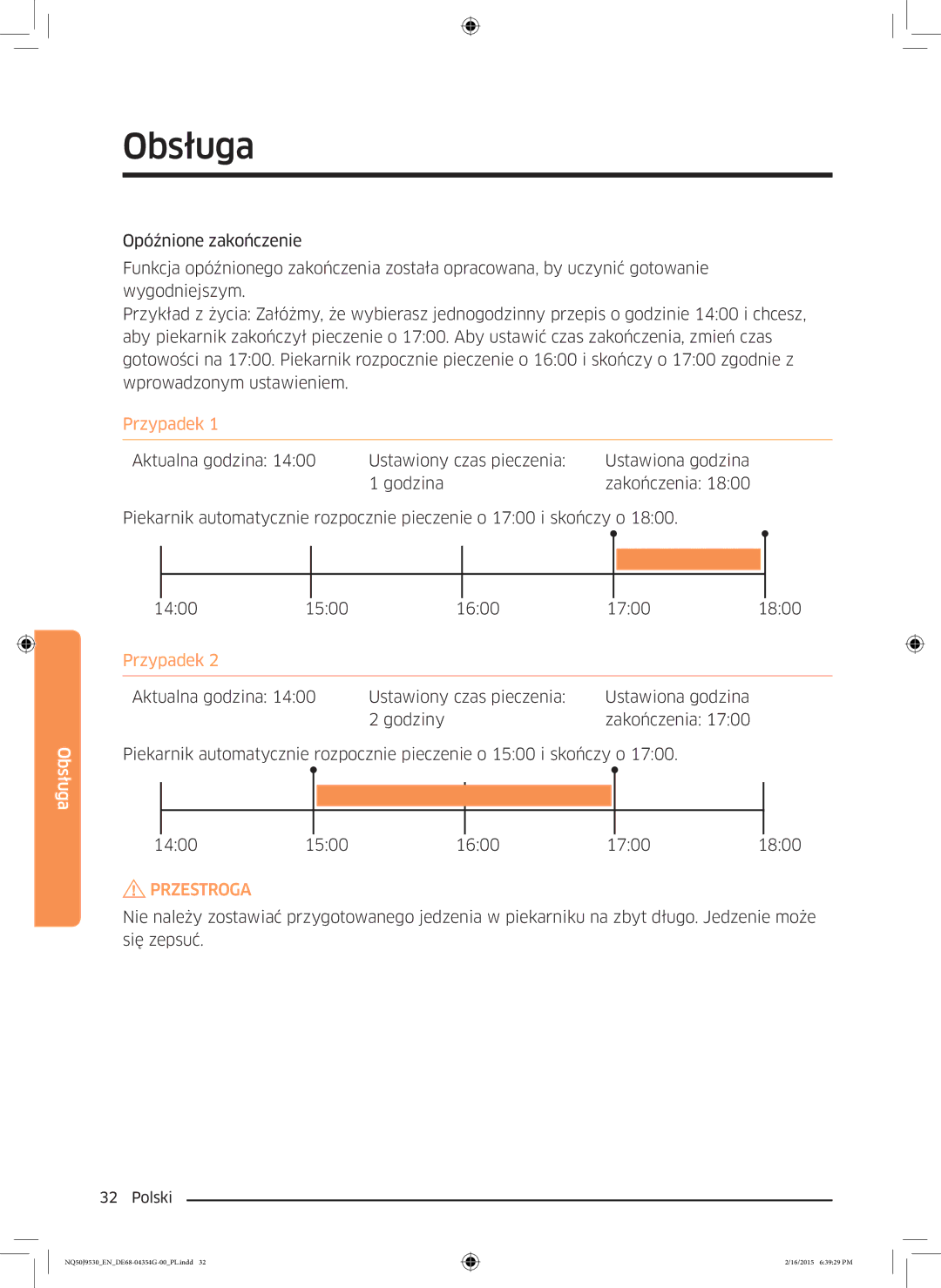 Samsung NQ50J9530BS/EO manual Przypadek 