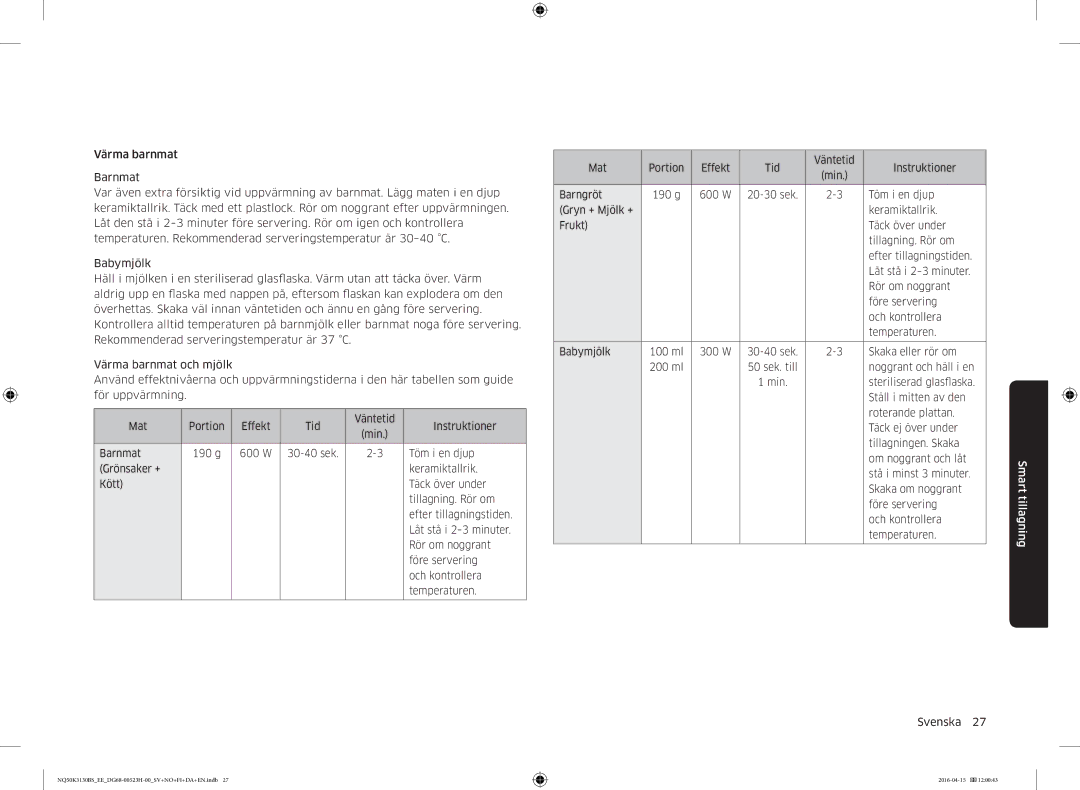 Samsung NQ50K3130BS/EE manual Töm i en djup 