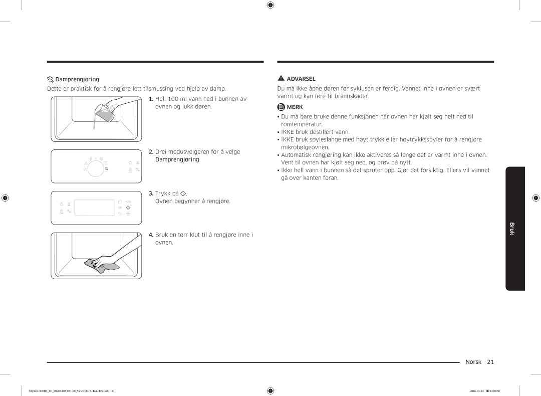 Samsung NQ50K3130BS/EE manual Merk 