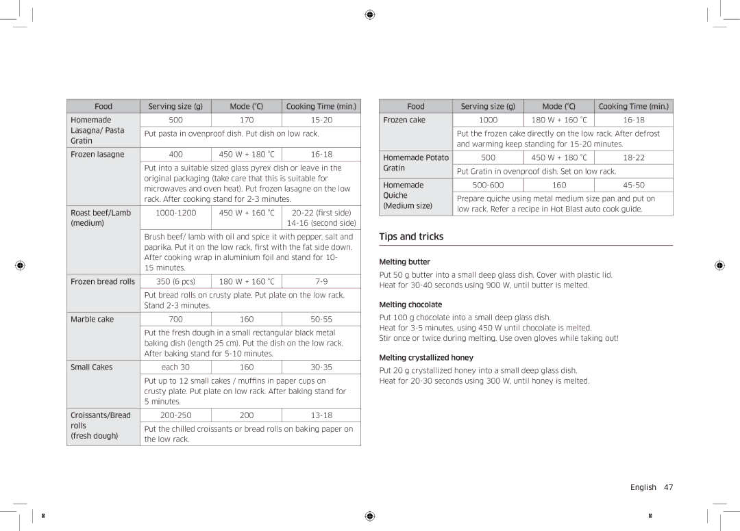 Samsung NQ50K5130BS/EF manual Tips and tricks 