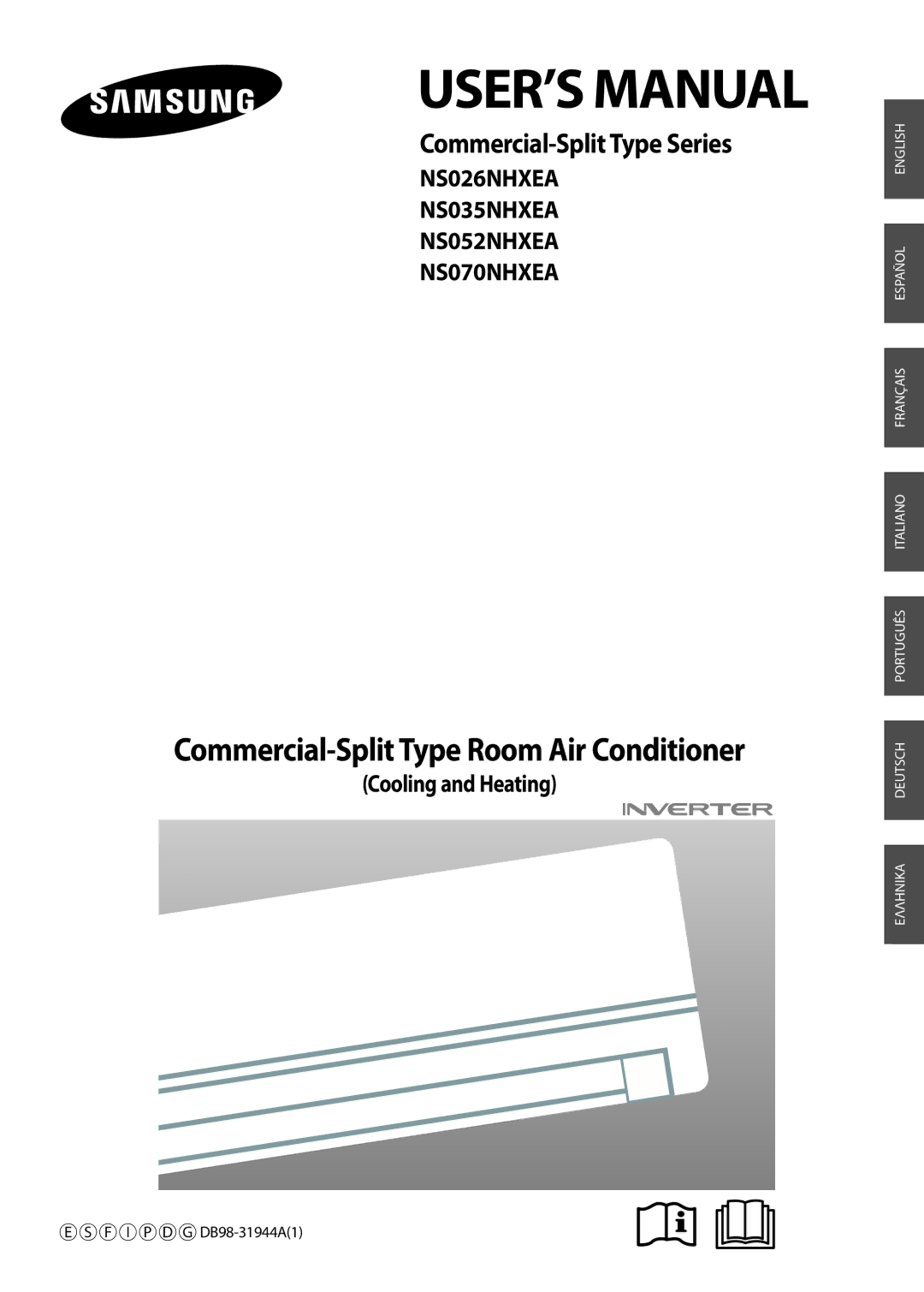 Samsung NS070NHXEA, NS035NHXEA, NS052NHXEA, NS026NHXEA manual USER’S Manual, Cooling and Heating 