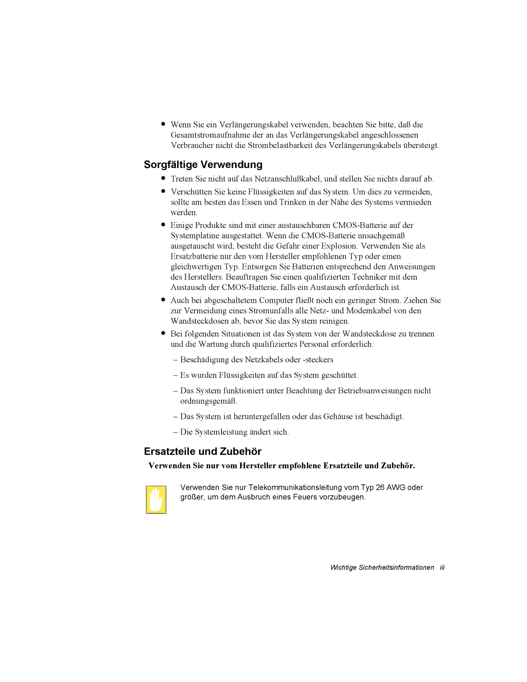 Samsung NT10FP01WX/SEG, NT10FP014K/SEG, NT10FK03DR/SEG, NT10FP03DR/SEG manual Sorgfältige Verwendung, Ersatzteile und Zubehör 