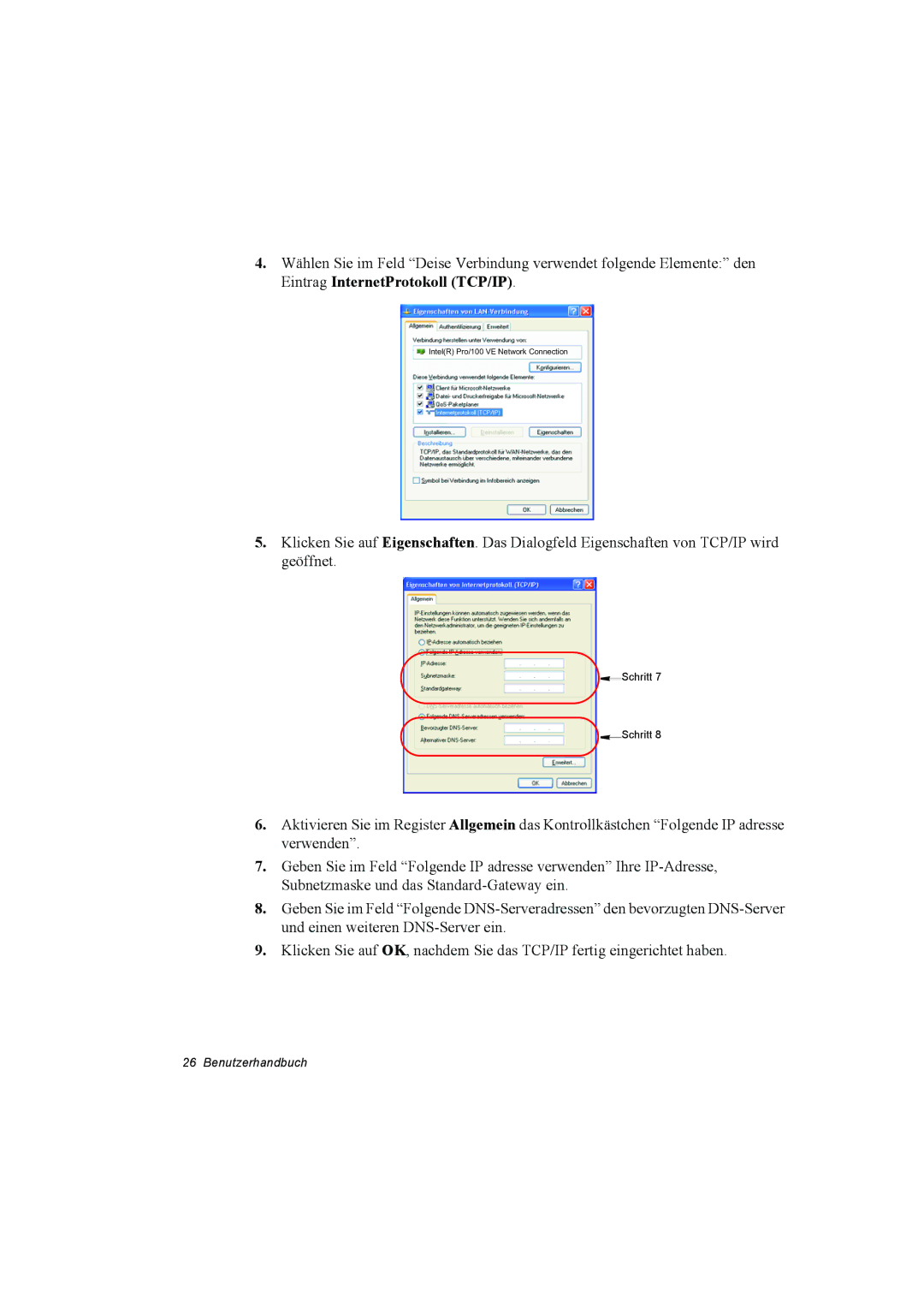 Samsung NT10FP03DR/SEG, NT10FP014K/SEG, NT10FK03DR/SEG, NT10FP01WX/SEG, NT10FK042B/SEG, NT10FP042B/SEG manual Schritt 