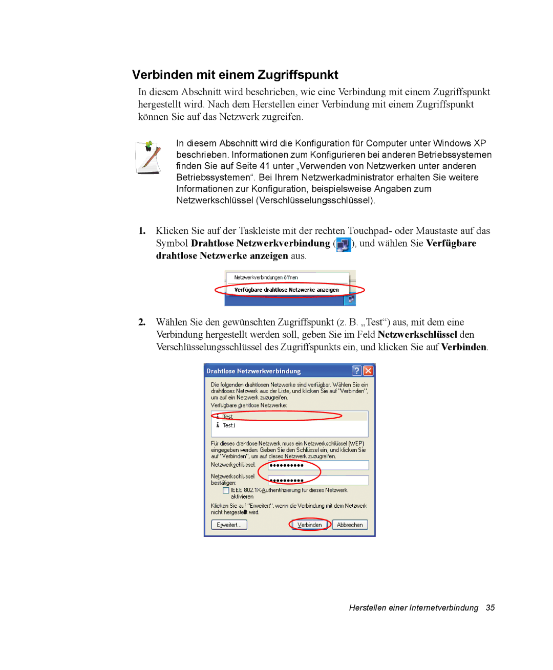 Samsung NV25CH1ZMK/SEG, NV25CHZZMK/SEG, NV25NHZ001/SEG, NV25NH12EM/SEG, NV25CH1YL9/SEG manual Verbinden mit einem Zugriffspunkt 