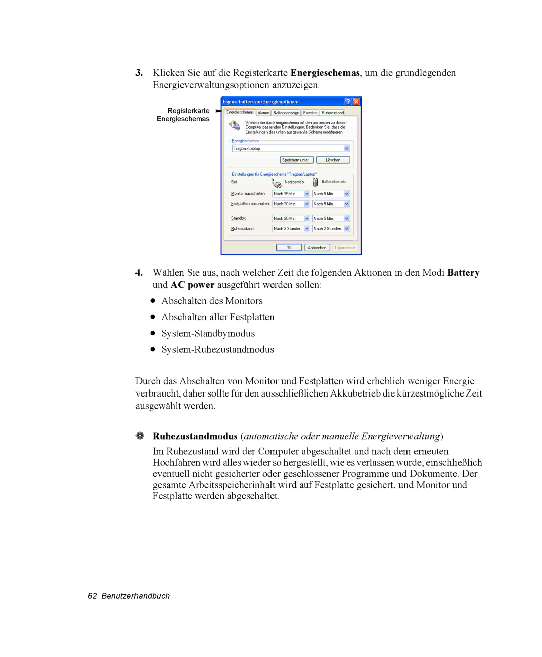 Samsung NV25NH0VM3/SEG, NV25CHZZMK/SEG, NV25NHZ001/SEG, NV25NH12EM/SEG, NV25CH1YL9/SEG manual Registerkarte Energieschemas 