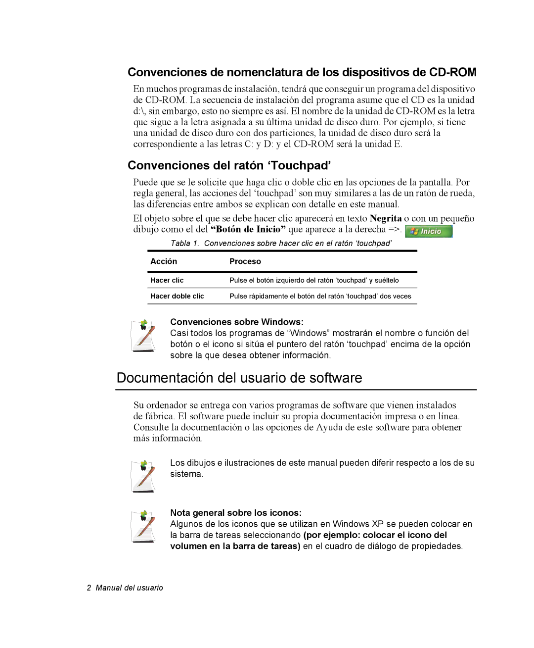 Samsung NV25NH0VLR/SES Documentación del usuario de software, Convenciones de nomenclatura de los dispositivos de CD-ROM 