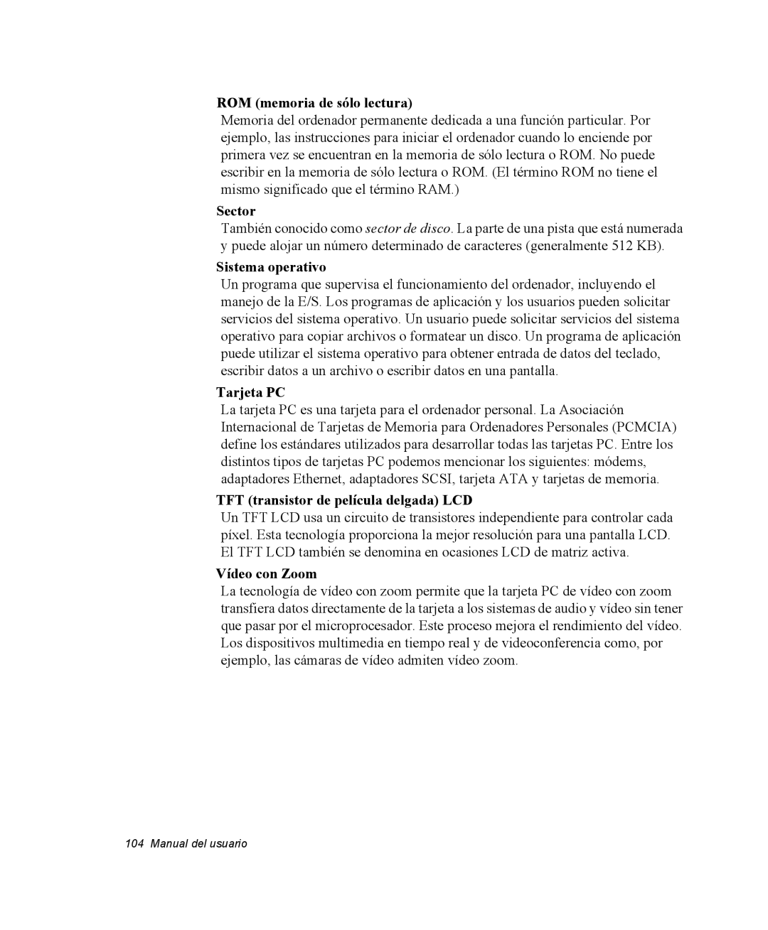 Samsung NV25NH0VLR/SES, NV25NH0VHX/SES ROM memoria de sólo lectura, Sector, Sistema operativo, Tarjeta PC, Vídeo con Zoom 