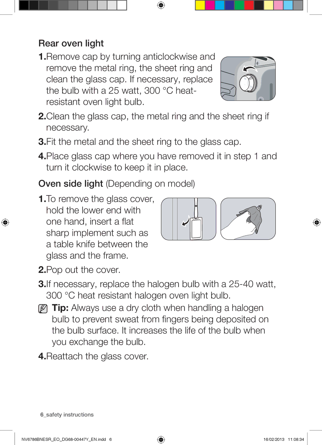 Samsung NV6786BNESR/EO manual 6safety instructions 