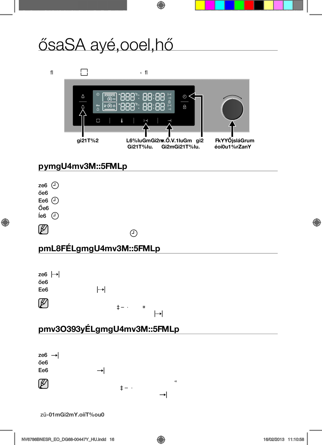 Samsung NV6786BNESR/EO manual Az idő beállítása, AZ IDŐ Beállítása, Sütési IDŐ Beállítása, Befejezési IDŐ Beállítása 