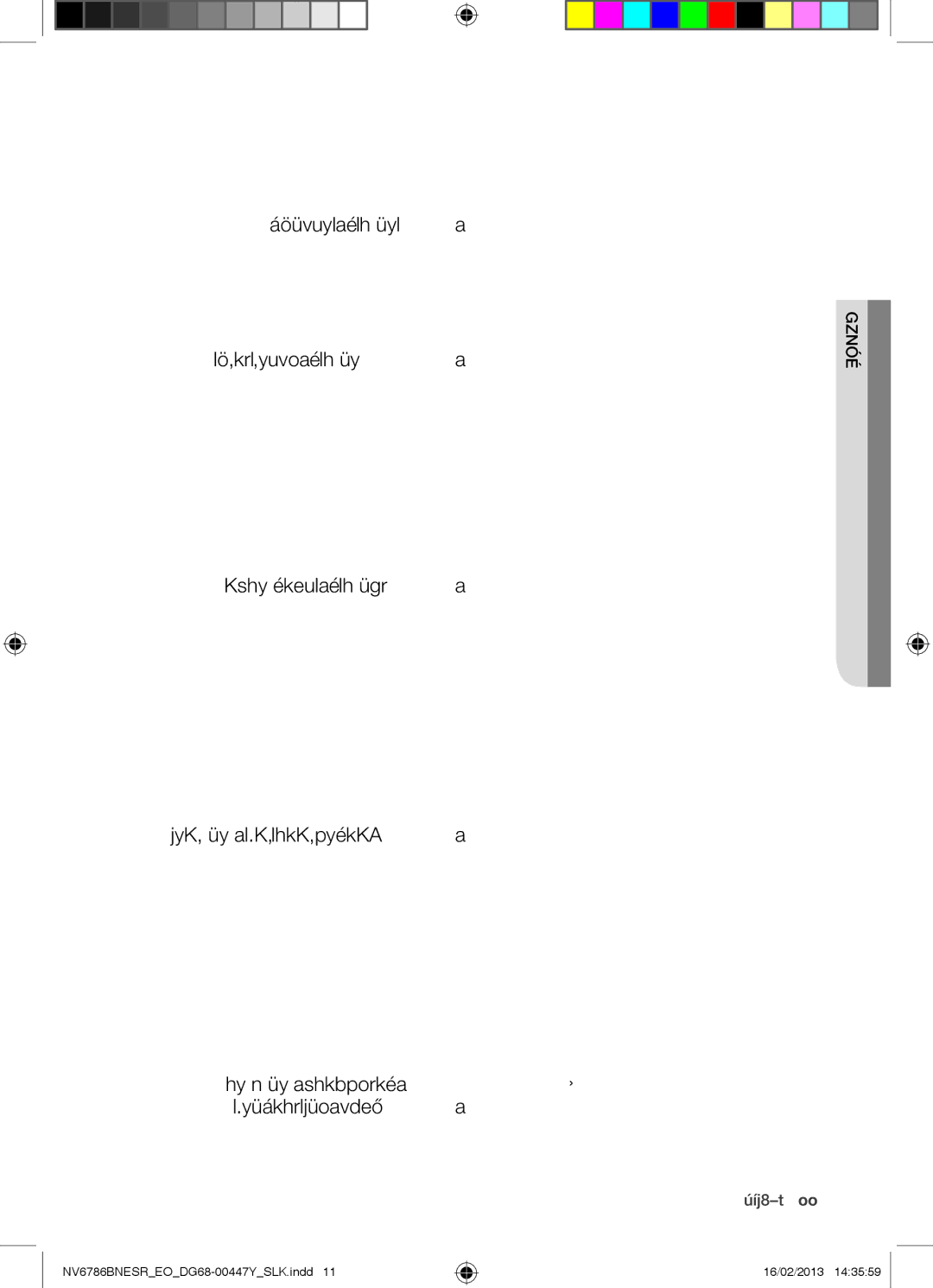 Samsung NV6786BNESR/EO manual Obsah11, Katalický lakovaný povrch v závislosti od modelu 