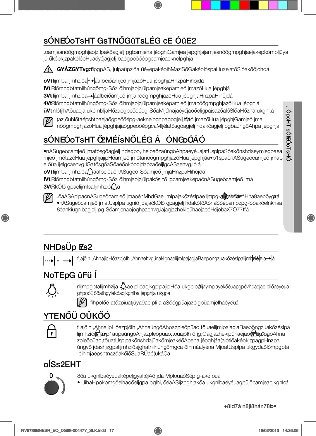 Samsung NV6786BNESR/EO manual Ďalšie nastavenia 