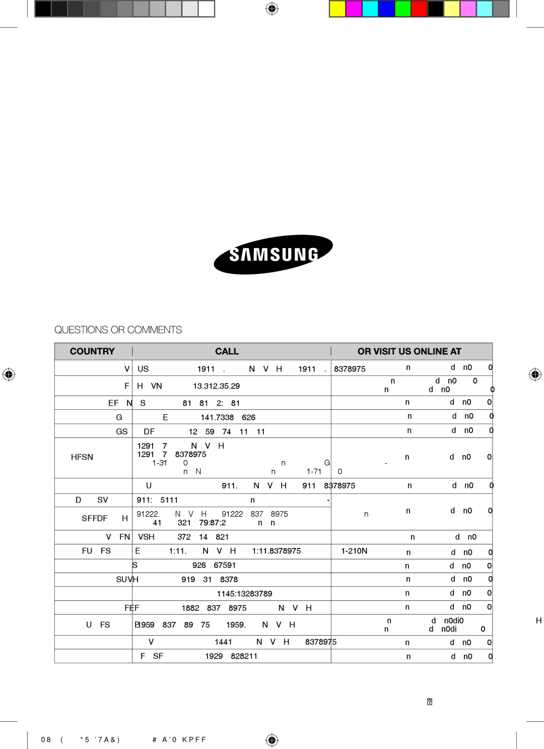 Samsung NV70F7786HS/EU manual DG68-00522A-01 