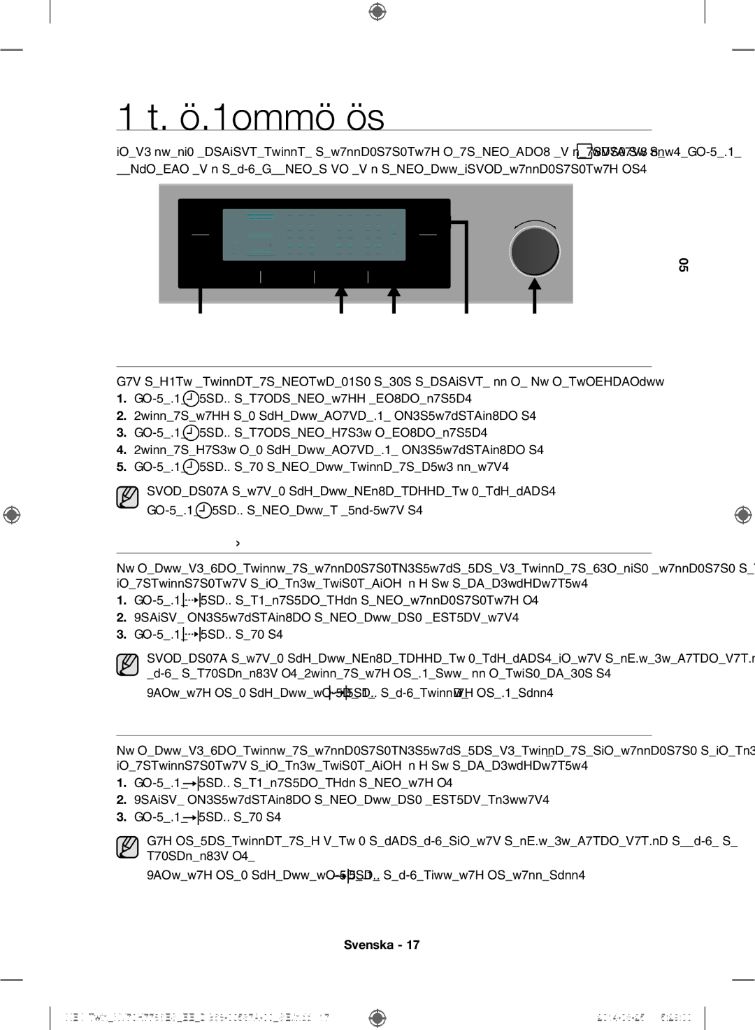 Samsung NV70H7786ES/EE manual Tidsinställning, Ställa in tid, Ställ in tillagningstimer, Ställ in sluttid, N nställ tidsi05 