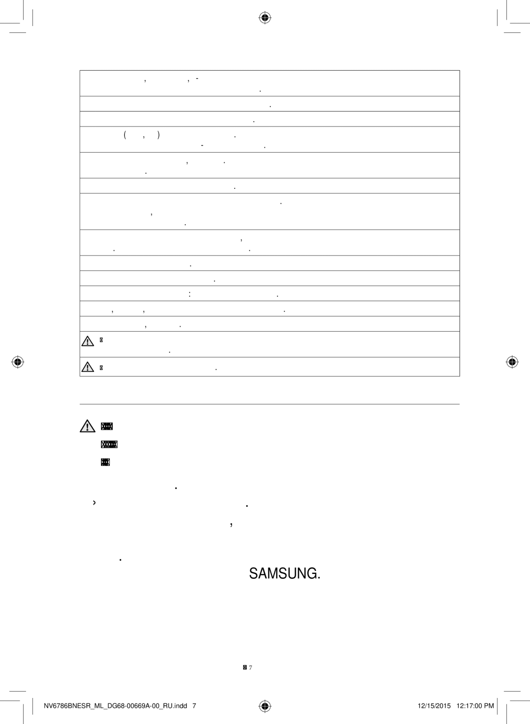 Samsung NV70J7786KS/ML manual Замена Ламп 