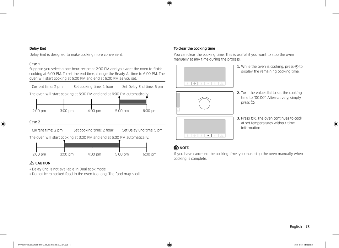 Samsung NV70K3370RS/EE, NV70M3373BS/EE, NV70M3372BS/EE, NV70K3370BS/EE, NV70M3372RS/EE manual Operations 