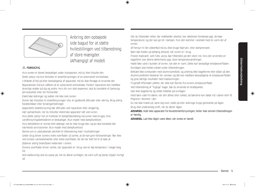 Samsung NV72M1010BS/EE, NV72M1010BS/EG manual NV72M1010BSEEDG68-00889A-01SV+NO+FI+DA+EN.indb 