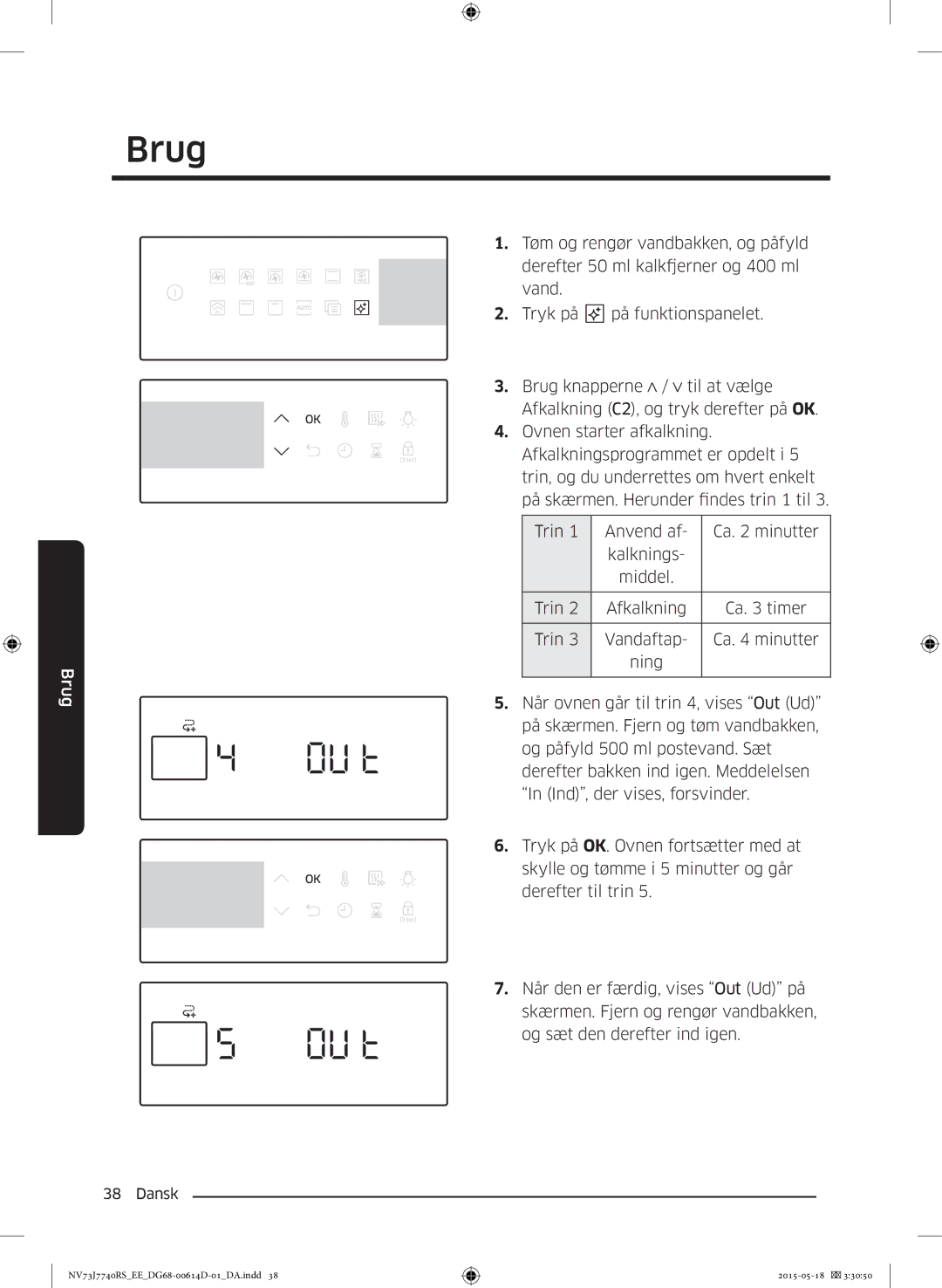 Samsung NV73J7740RS/EE manual Brug 