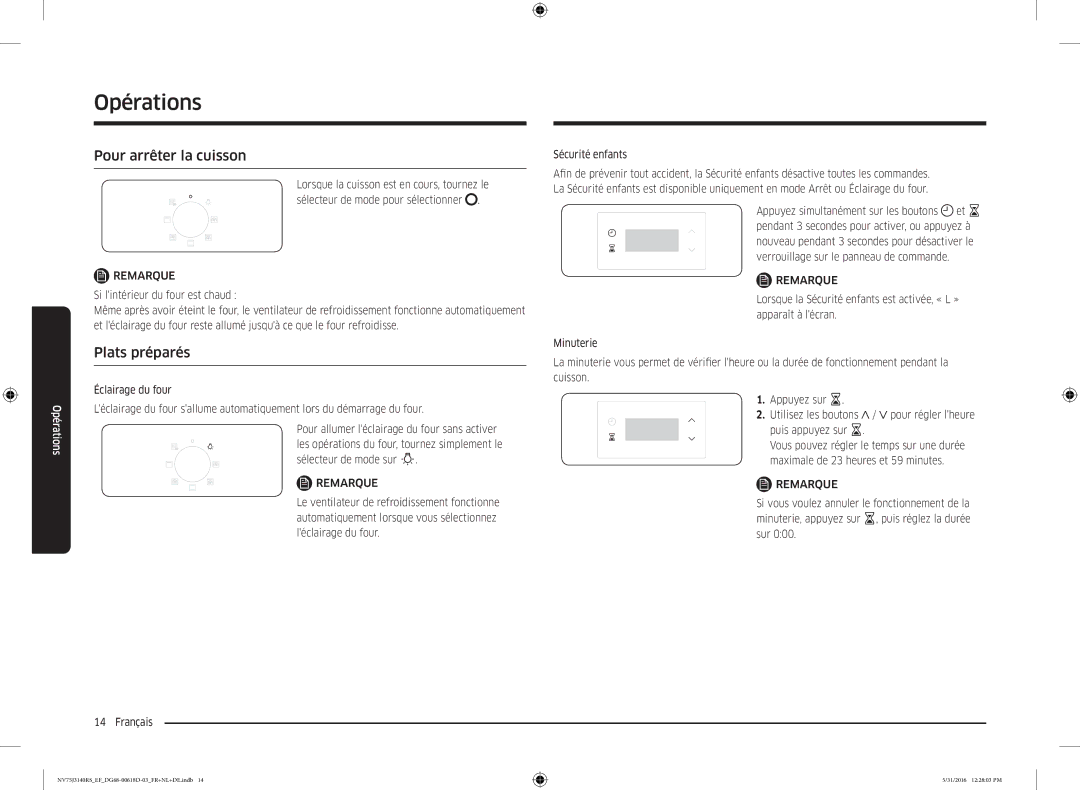 Samsung NV75J3140RS/EF manual Pour arrêter la cuisson, Plats préparés 