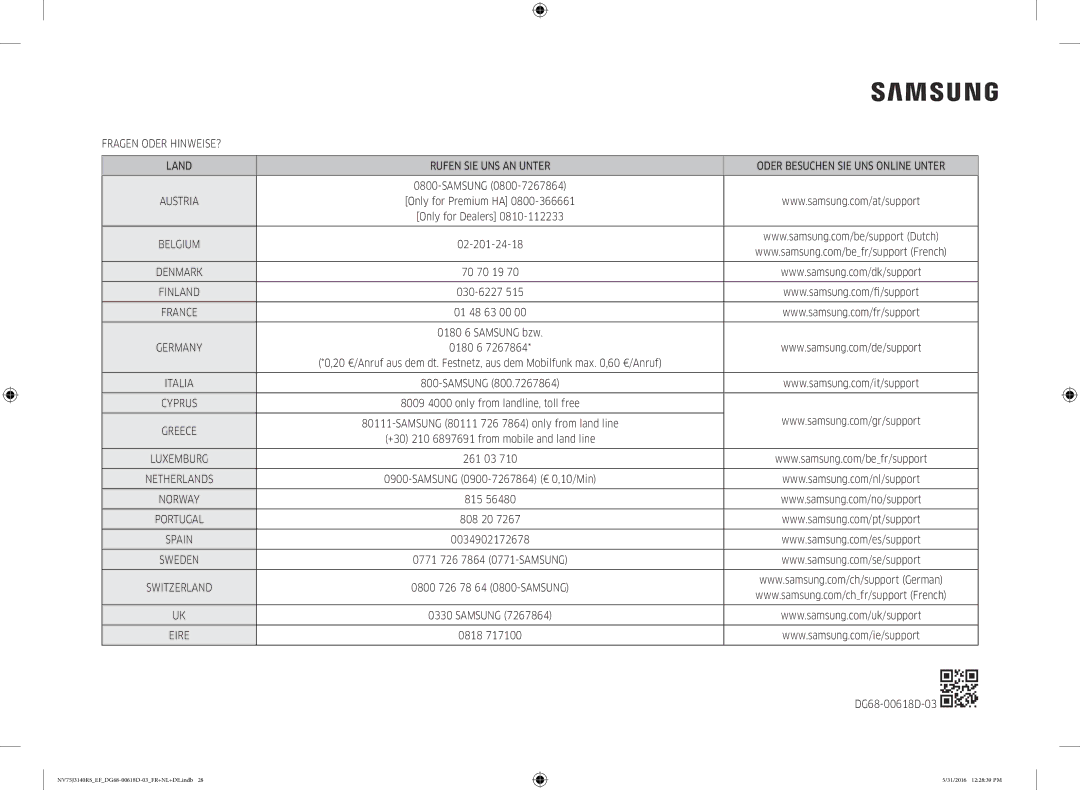 Samsung NV75J3140RS/EF manual 70 70 19 